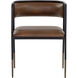 Brenan Bravo Cognac Dining Armchair